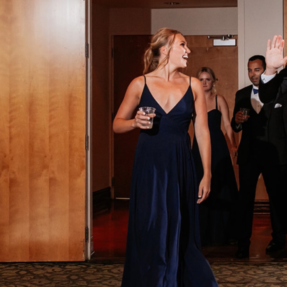 UNALTERED Jenny Yoo Bridesmaid Dress (Navy - James) - Picture 8 of 8